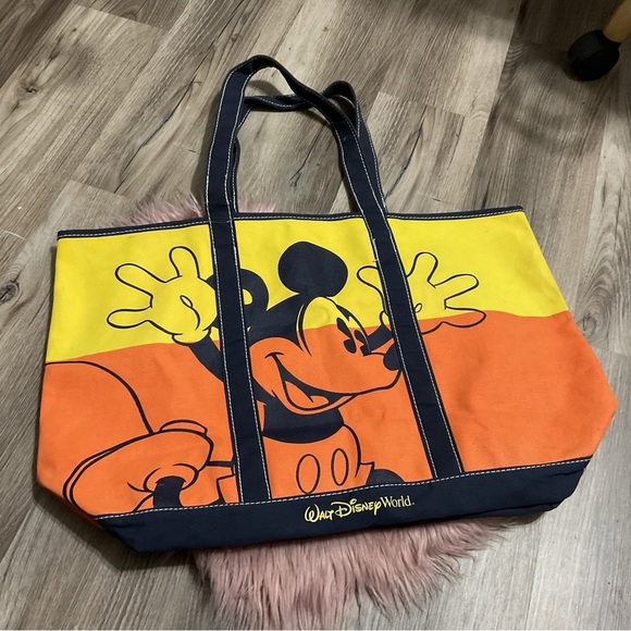 Disney Color Block Large Tote Bag - Picture 1 of 9